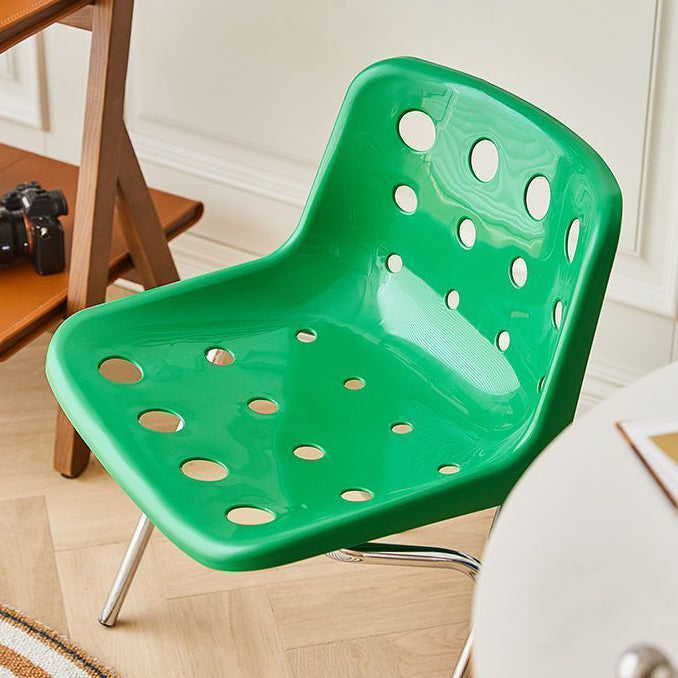 Contemporary Creative Square Cheese Plastic Carbon Steel Dining Chair For Dining Room