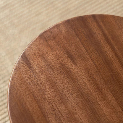 Modern Minimalist Swivel Kids Round Wood Chair Backrest For Living Room