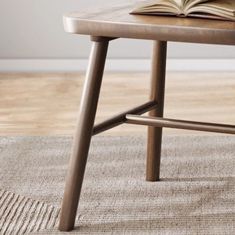 Traditional Vintage Square Rubberwood Dining Chair Backrest For Dining Room