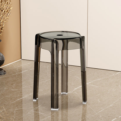 Modern Simplicity Round Acrylic Dining Chair For Dining Room