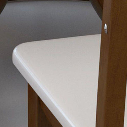 Modern Simplicity Rectangular Back Solid Wood Dining Chair Backrest For Dining Room