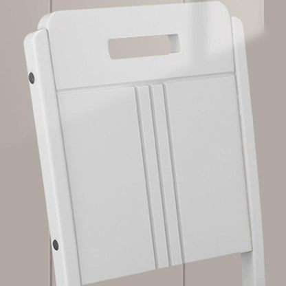 Modern Simplicity Rectangular Back Solid Wood Dining Chair Backrest For Dining Room