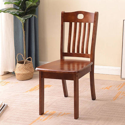Traditional Chinese Rectangular Solid Wood Dining Chair Backrest For Dining Room