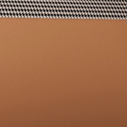 Modern Luxury Cylinder Cotton Hemp PU Leather Vanity Stool Backrest For Bedroom