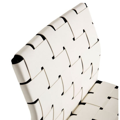 Contemporary Scandinavian Square Saddle Leather Metal Bar Stool Backrest For Dining Room