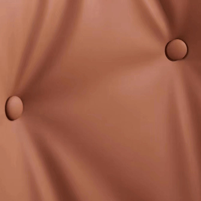 Modern Luxury Square Microfiber Leather High Density Rebound Foam Carbon Steel Dining Chair Backrest For Dining Room