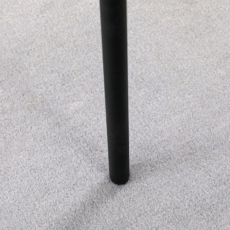 Modern Minimalist Round Solid Wood Iron Bar Stool For Dining Room