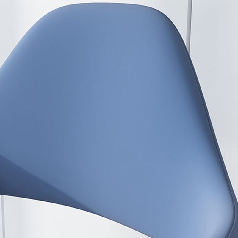 Modern Minimalist A-shape Iron Faux Leather Fabric Sponge Dining Chair Backrest Armrest for Dining Room