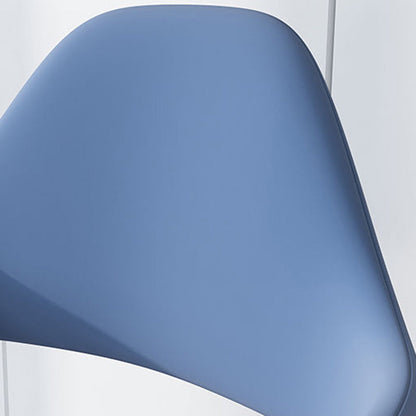 Modern Minimalist A-shape Iron Faux Leather Fabric Sponge Dining Chair Backrest Armrest for Dining Room