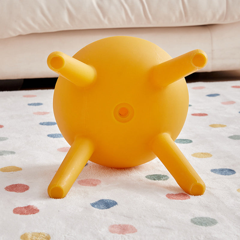 Modern Art Deco PE Rabbit Kids Low Stool Backrest Armless For Living Room