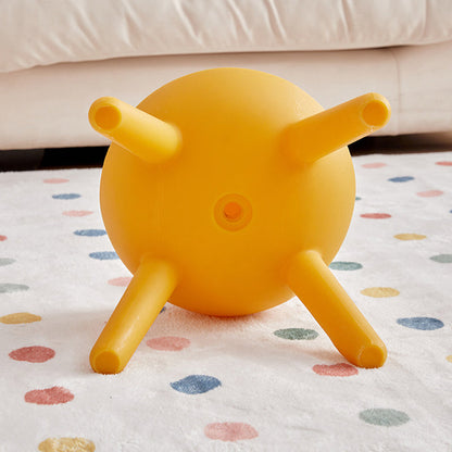 Modern Art Deco PE Rabbit Kids Low Stool Backrest Armless For Living Room