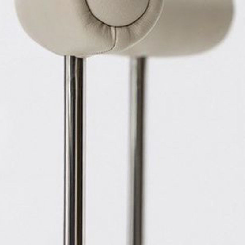 Modern Minimalist Curved Round Artificial Leather Metal Dining Chair Backrest For Dining Room