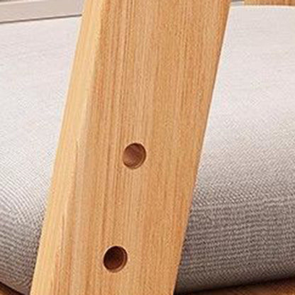 Modern Simplicity Kids Triple Square Fabric Rubberwood Dining Chair Backrest For Dining Room