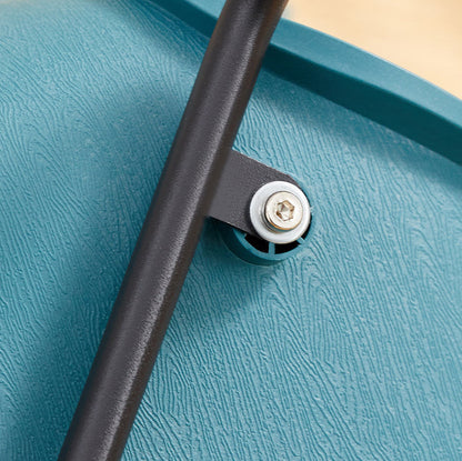 Contemporary Creative Irregular Shape Curved PVC Metal Dining Chair Backrest Armrest For Dining Room