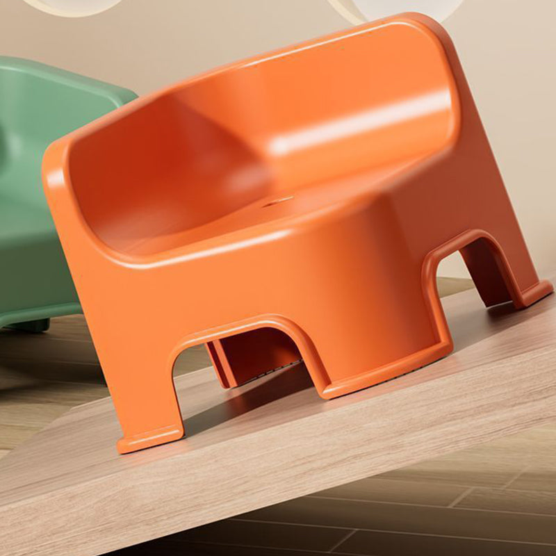 Modern Simplicity Kids Square Plastic Low Stool For Living Room