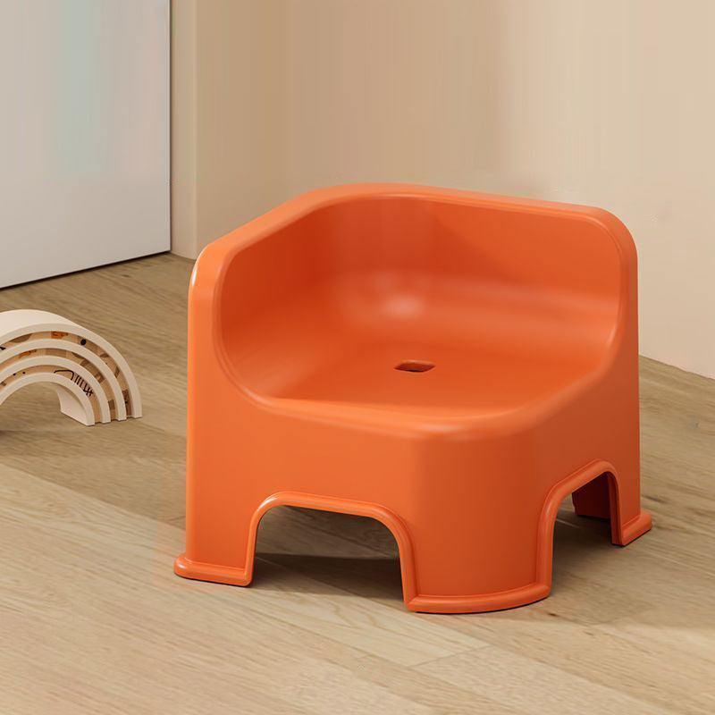 Modern Simplicity Kids Square Plastic Low Stool For Living Room