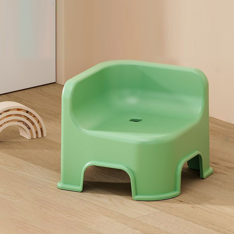 Modern Simplicity Kids Square Plastic Low Stool For Living Room