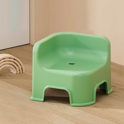 Modern Simplicity Kids Square Plastic Low Stool For Living Room