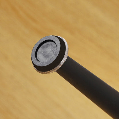 Modern Art Deco Rabbit Ears Round Lambswool Carbon Steel Vanity Stool Backrest For Bedroom