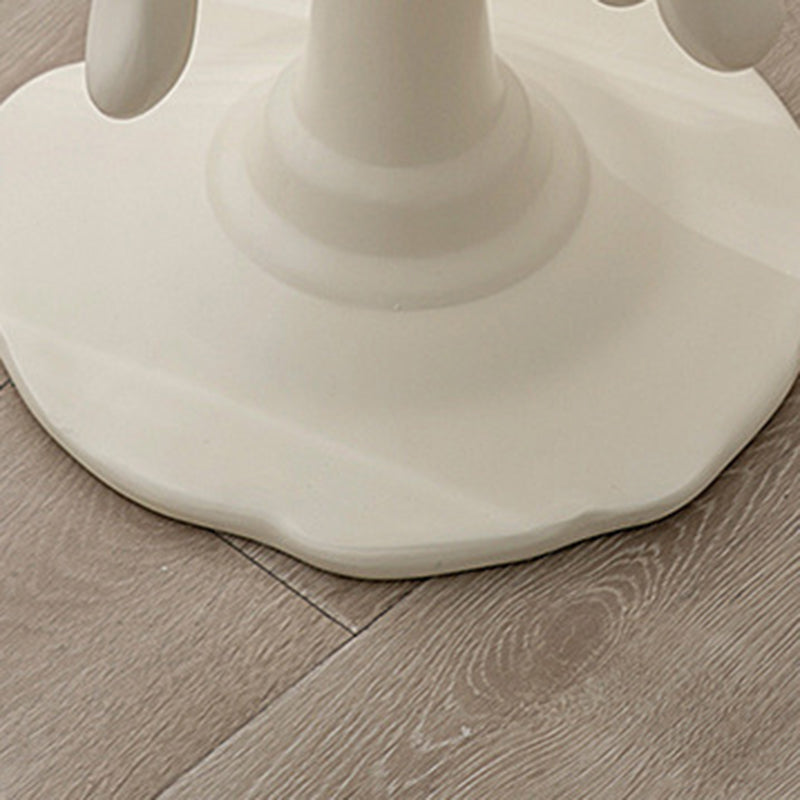 Contemporary Nordic Resin Waterdrop & Round Side Table For Living Room & Bedroom