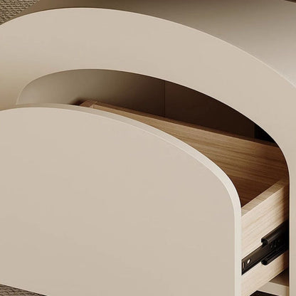 Contemporary Nordic Rock Slab & Wood Rectangular Coffee Table 1-Drawer With Lift-Top Function For Living Room & Bedroom