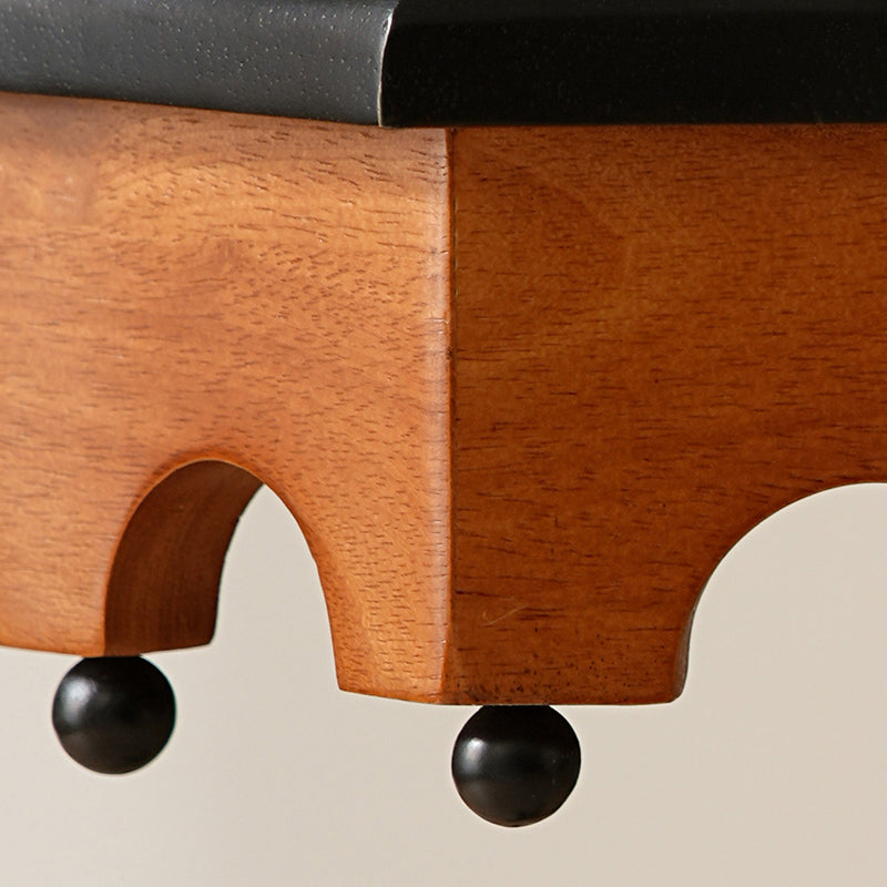 Traditional French Wood And Iron Octagonal Cross Base Side Table For Living Room And Bedroom