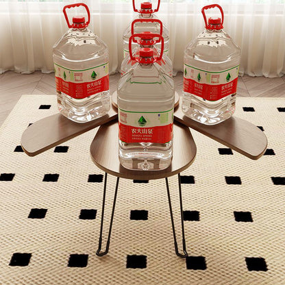 Contemporary Creative Wood Metal Beetle-Shaped Coffee Table With Folding Design For Living Room And Bedroom