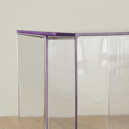 Modern Minimalist PC Rectangular Side Table For Bedroom & Living Room