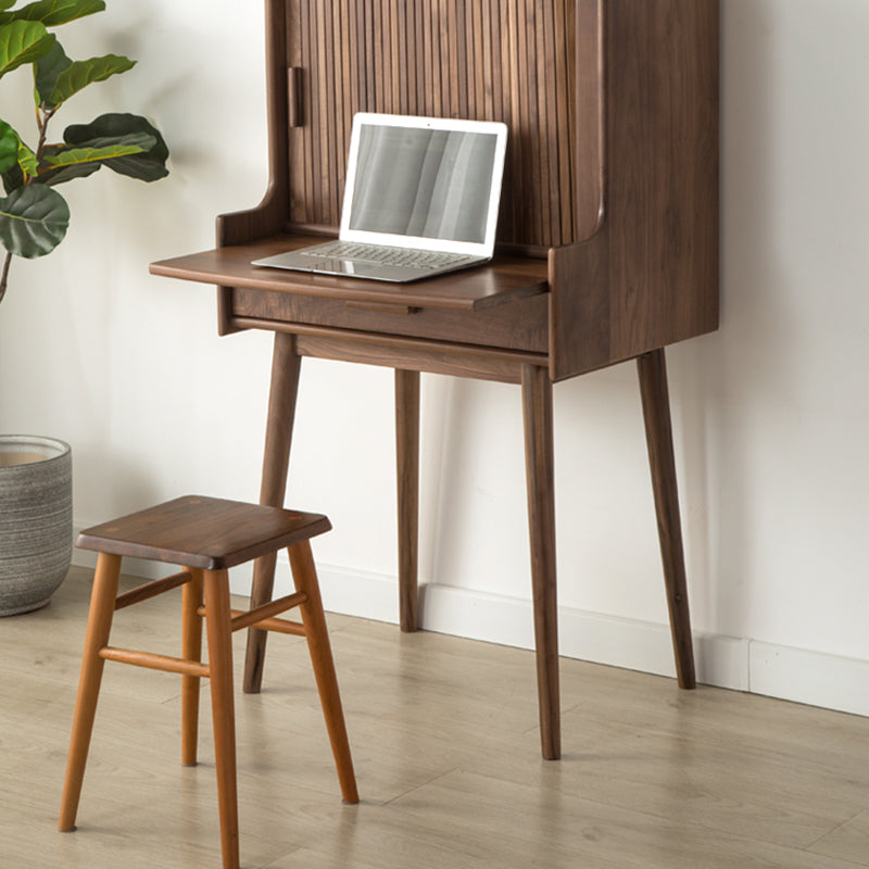 Traditional Vintage Wood Rectangular Makeup Vanity With 1-Drawer For Bedroom And Living Room