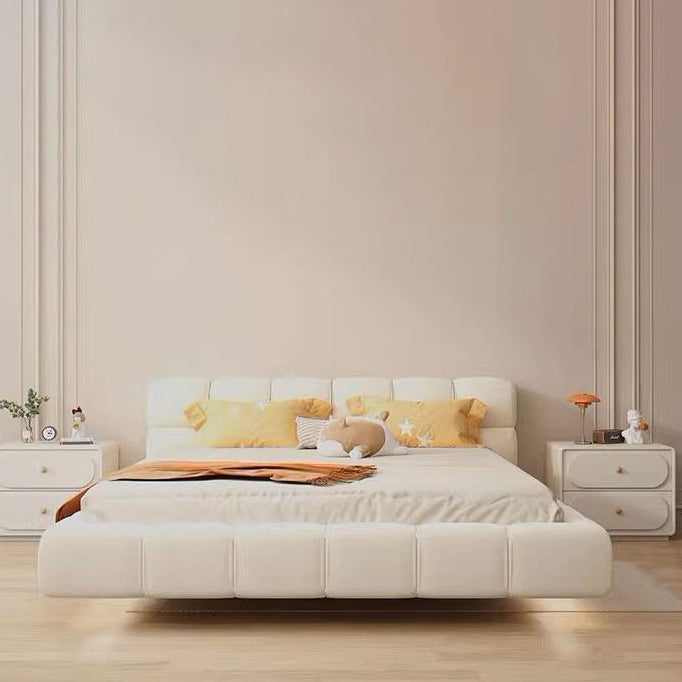 Modern Minimalist Solid Wood & Metal Oval Rounded Nightstand 2-Drawer For Bedroom