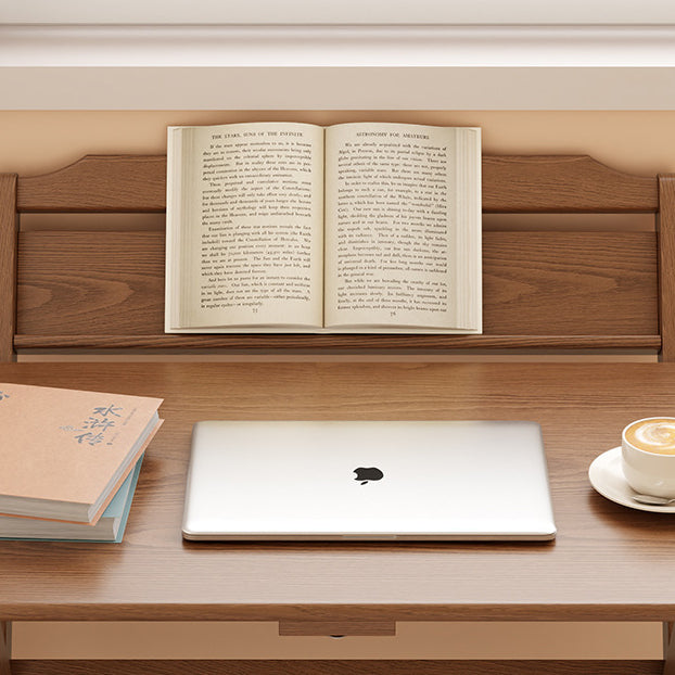 Modern Minimalist Solid Wood X-Shaped Rectangular Foldable End Table For Bedroom & Living Room