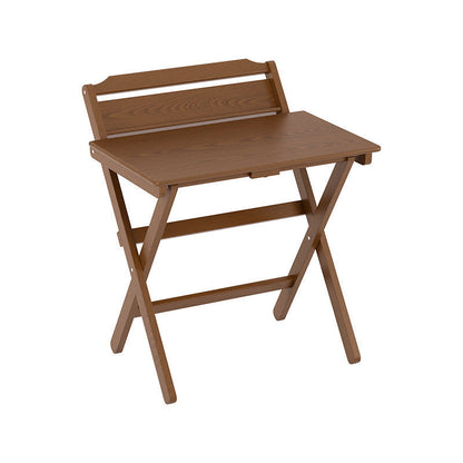 Modern Minimalist Solid Wood X-Shaped Rectangular Foldable End Table For Bedroom & Living Room