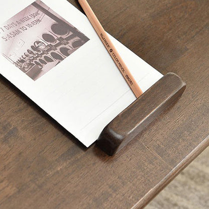 Traditional Japanese Solid Wood Rectangular End Table 1-Tier For Bedroom & Living Room