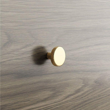 Modern Art Deco Wood Panel Solid Wood Metal Cat-Shaped Cylindrical Nightstand With 2 Drawers For Bedroom