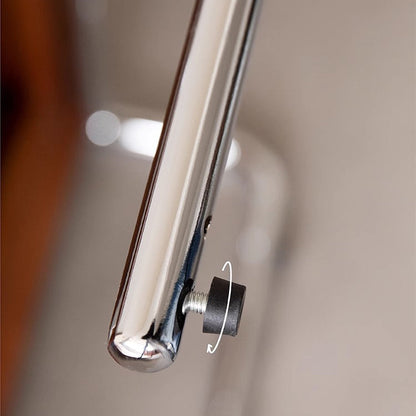 Contemporary Creative Pine Stainless Steel Curved Square Nightstand With 2 Drawers For Bedroom