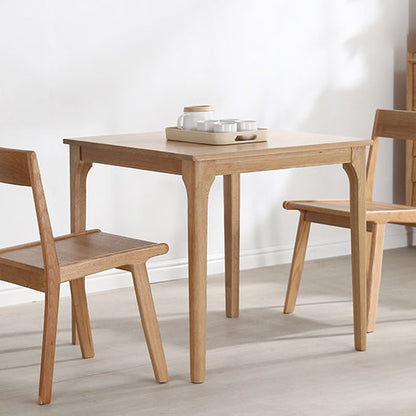 Traditional Japanese Square Wood Coffee Table 1-Tier For Dining Room