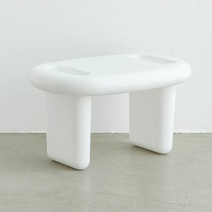 Modern Minimalist Kids Oval PE Dining Table For Dining Room
