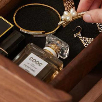 Traditional Vintage Rectangular Solid Wood Nightstand 1-Drawer For Bedroom