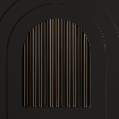 Traditional Vintage Rectangular Solid Wood Nightstand 1-Drawer Storage Cabinet For Bedroom