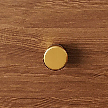 Contemporary Simplicity Rectangular Solid Wood Ultra-Narrow Nightstand Space-Saving Cabinet 2-Drawer For Bedroom