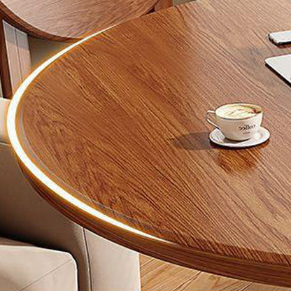 Modern Simplicity Round MDF Steel Foldable Dining Table For Dining Room