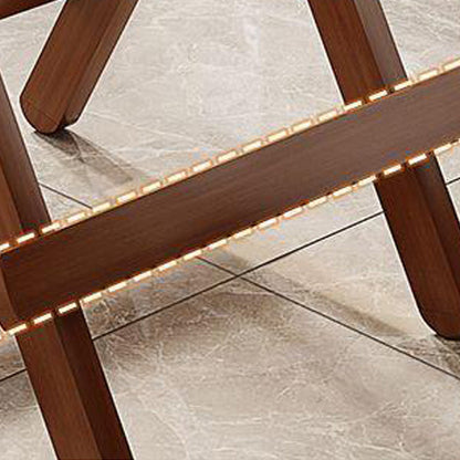 Modern Simplicity Round MDF Steel Foldable Dining Table For Dining Room