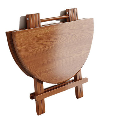 Modern Simplicity Round MDF Steel Foldable Dining Table For Dining Room