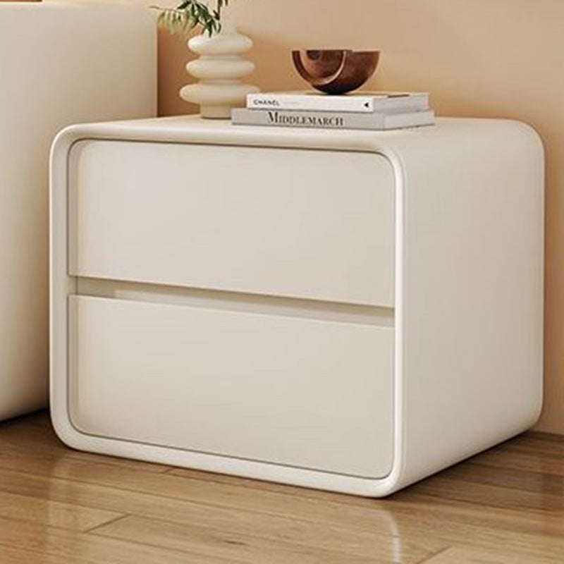 Contemporary Scandinavian Rectangular Solid Wood 2-Tier Storage Drawers For Bedroom