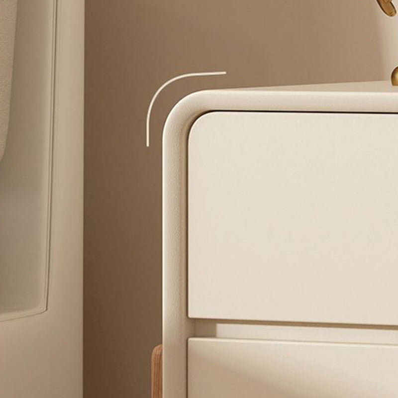 Contemporary Scandinavian Rectangular Solid Wood 2-Tier Storage Drawers For Bedroom