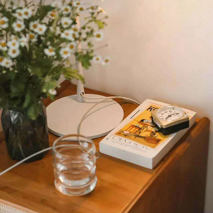 Traditional Japanese Square Rectangle Rattan Wood Nightstand 2-Drawer For Bedroom