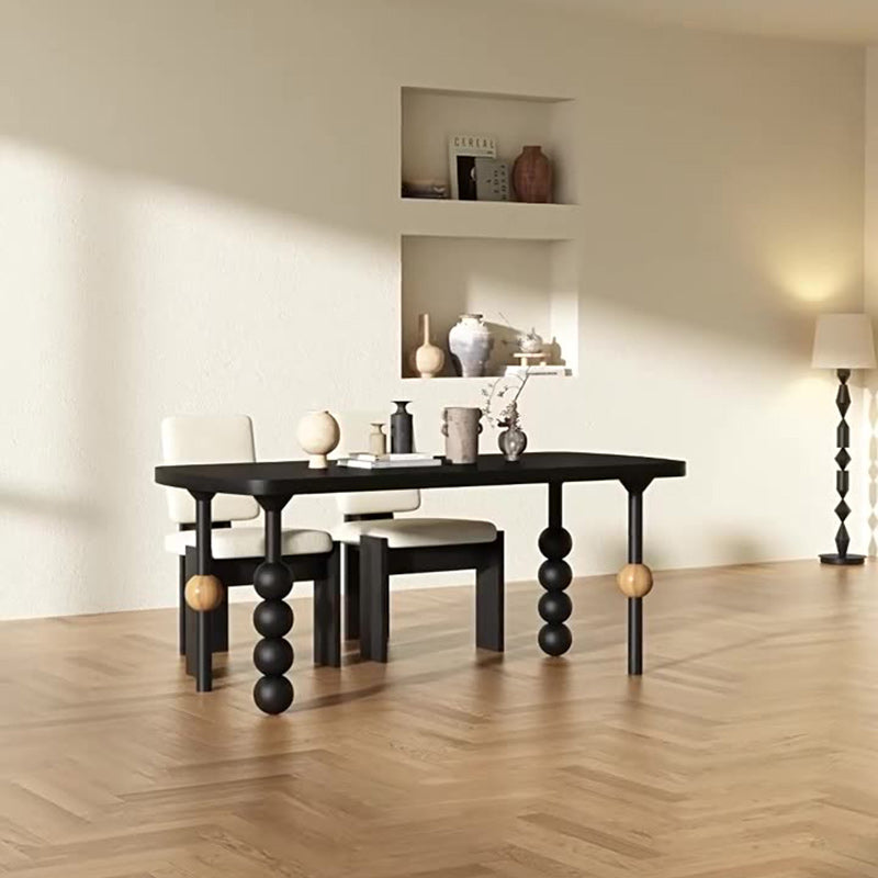 Traditional Vintage Rectangle Oval Pine Dining Table For Dining Room