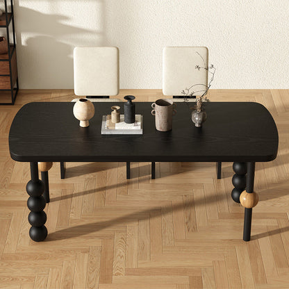 Traditional Vintage Rectangle Oval Pine Dining Table For Dining Room