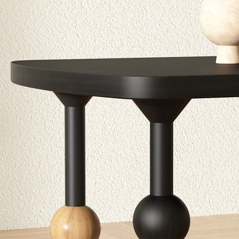 Traditional Vintage Rectangle Oval Pine Dining Table For Dining Room