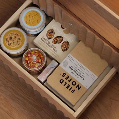 Traditional Luxury Square Solid Wood Glass Nightstand 2-Drawer For Bedroom